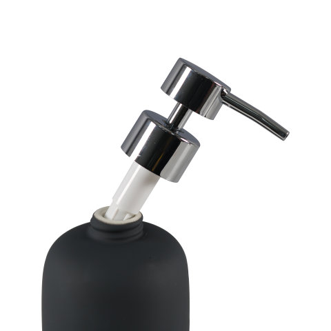 Dozator pentru sapun lichid, Ceramica Cauciucata, Negru,240 ml [2]