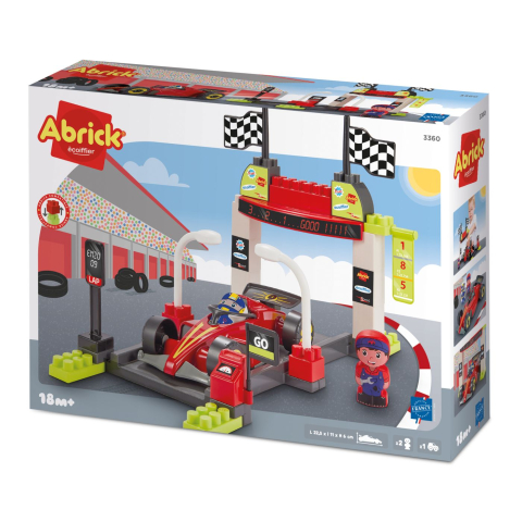 Seturi  de constructie - ECOIFFIER ABRICK SET CONSTRUCTIE OPRIRE LA BOXE FORMULA 1