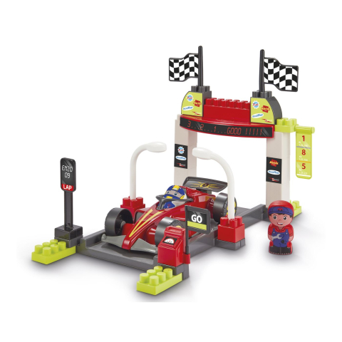 ECOIFFIER ABRICK SET CONSTRUCTIE OPRIRE LA BOXE FORMULA 1 [1]