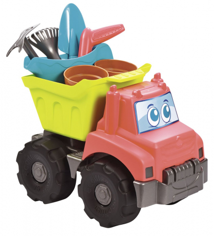 Jocuri in aer liber - ECOIFFIER SET CAMION CU ACCESORII NISIP