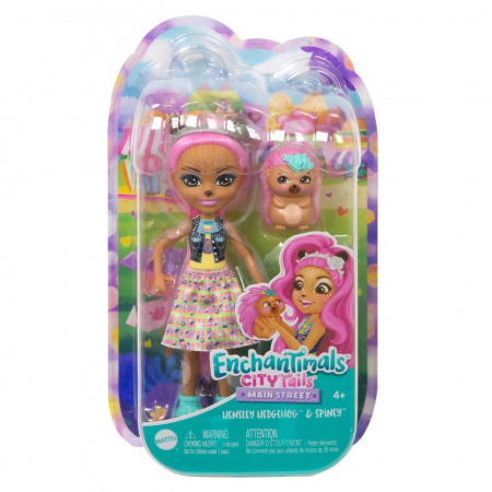 Papusi & accesorii - Enchantimals papusi si animalute hensley hedgehog si spiney