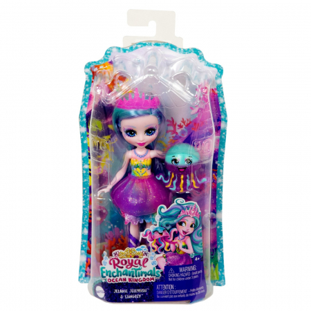 Papusi & accesorii - Enchantimals papusi si animalute jelanie jellyfish si stingley