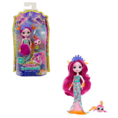 Enchantimals papusi si animalute maura mermaid si glide [7]
