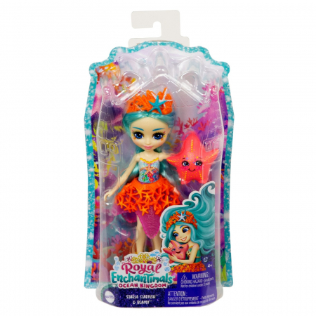 Papusi & accesorii - Enchantimals papusi si animalute staria starfish si beamy