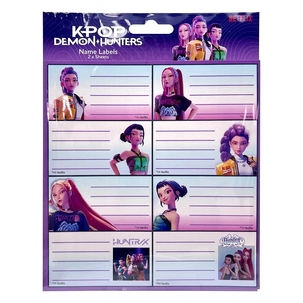 Papetarie & Birotica - Etichete K-Pop autocolante pentru coperti si caiete, set 16 bucati