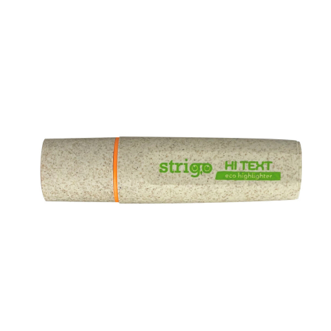 Textmarkere - Evidențiator Strigo Hi‑Text Eco‑Friendly, Portocaliu Neon