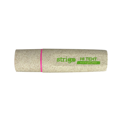 Textmarkere - Evidențiator Strigo Hi‑Text Eco‑Friendly, Roz Neon