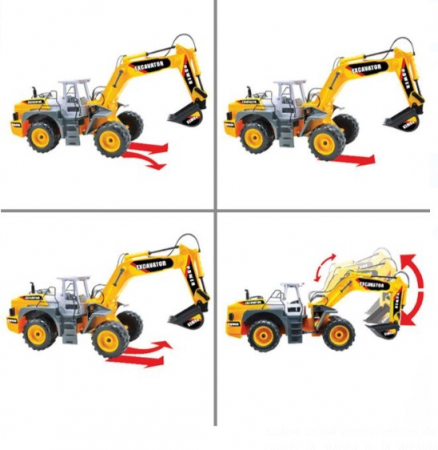 Excavator gigant pe roti cu sunet si lumini [4]