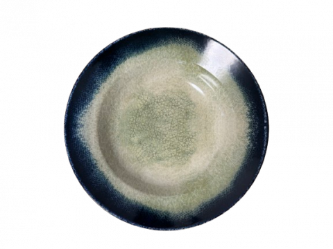 Farfurie pentru servire  paste, ceramica,albastru, model Lago, 29 cm [1]