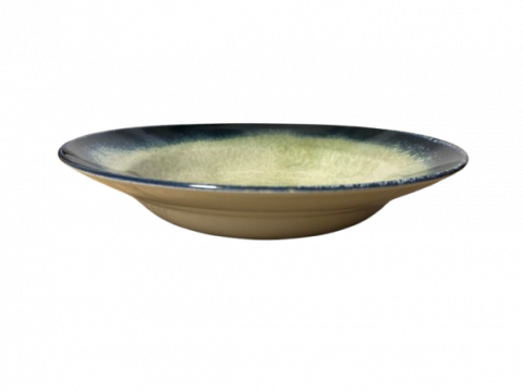 Farfurie pentru servire  paste, ceramica,albastru, model Lago, 29 cm [2]
