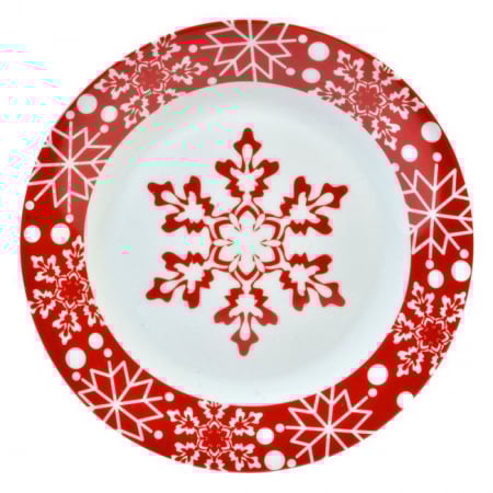 Farfurii - Farfurie servire design Fulgi de nea