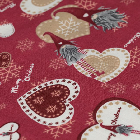 Fata de masa imprimeu Gnom Merry Christmas [1]