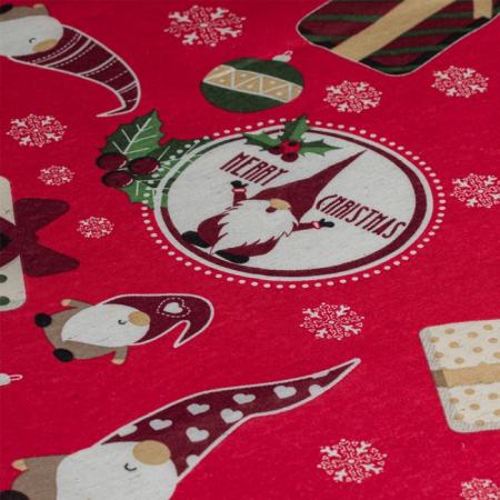 Fata de masa imprimeu Merry Christmas Gnom [1]
