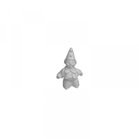 Produse art & craft-Lucru manual - Figurina clovn Pierrot pentru activitati crafts,polistiren,18.5 cm