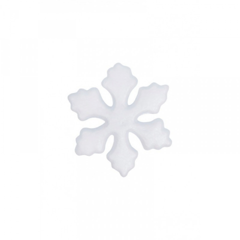 Produse art & craft-Lucru manual - Figurina fulg de nea pentru activitati crafts,polistiren,5 bucati/set,4 cm