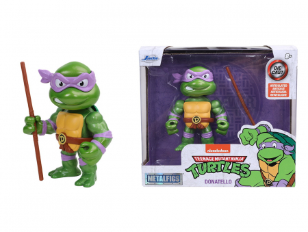 Figurine cu eroi si personaje - Figurină Metalică Țestoasele Ninja Donatello 