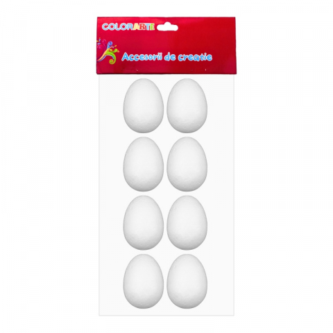 Produse art & craft-Lucru manual - Figurina ou pentru activitati crafts,5 cm,8 bucati/set
