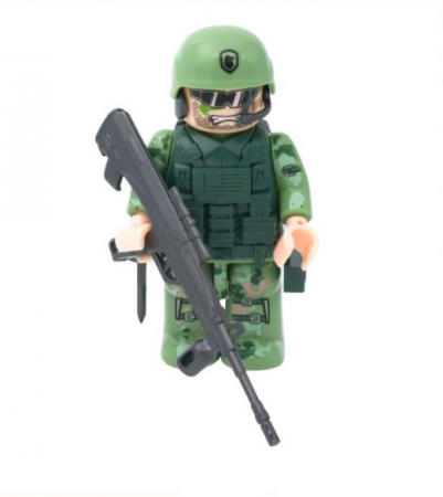 Jocuri si articole copii - Figurină Soldat cu Accesorii