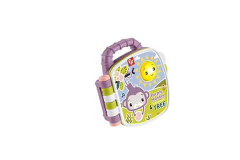 Jucarii Bebelusi - FISHER PRICE CARTE MUZICALA MAIMUTICA MOV