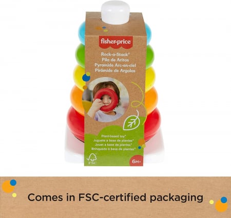 Jucarii de sortat si motricitate - Fisher Price Construiește Piramida 