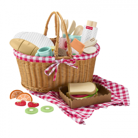 FISHER PRICE COS DE PICNIC DE LEMN [5]