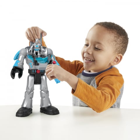 Fisher Price Imaginext Dc Super Friends Robot Batman In Costum Gri 30Cm [2]