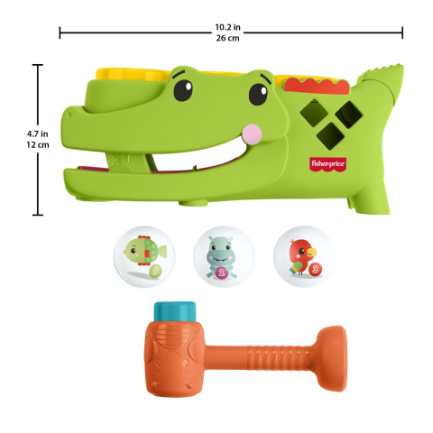 FISHER PRICE JUCARIE INTERACTIVA ALIGATOR CU BILE [8]