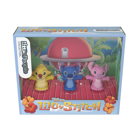 Vehicule și mașinuțe - FISHER PRICE LITTLE PEOPLE COLLECTOR DISNEY LILO STICH SET 3 FIGURINE