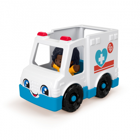 Fisher Price Little People - Vehicul Ambulanță 10cm  [1]