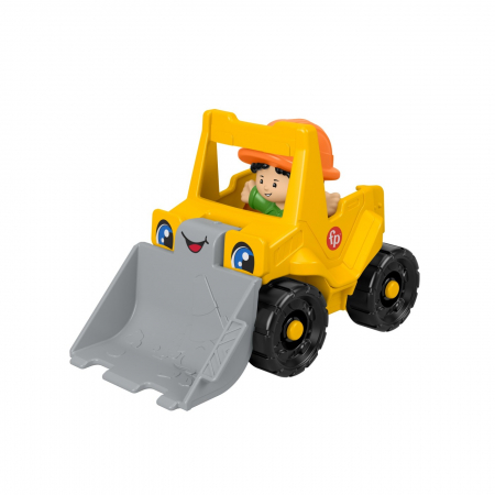 Fisher Price Little People - Vehicul Buldozer 10cm  [1]