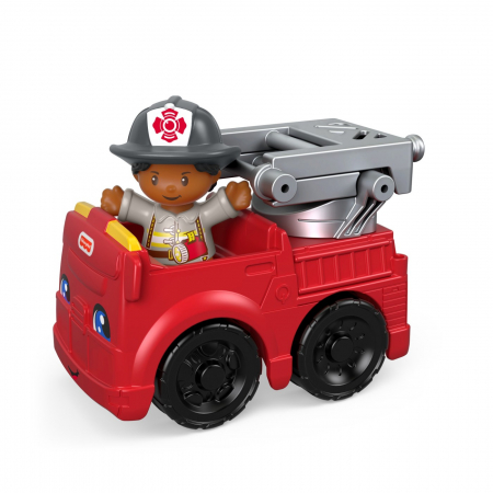 Fisher Price Little People - Vehicul Mașina de Pompieri 10cm [4]