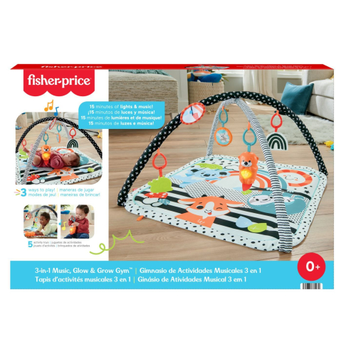 Jucarii Bebelusi - FISHER PRICE SALTELUTA DE ACTIVITATI 3 IN 1 MUZICALA