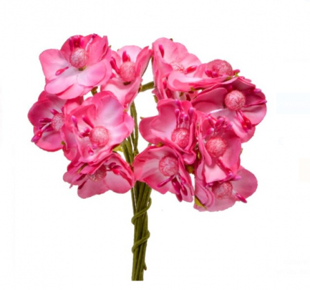 Produse art & craft-Lucru manual - Floare roz din fetru pentru activitati crafts