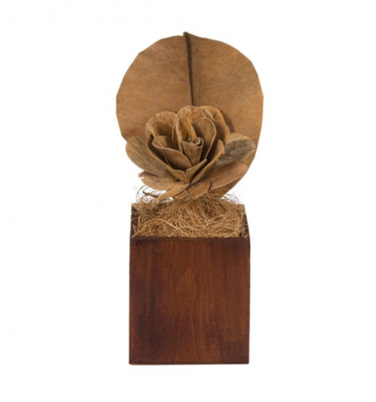Floare uscata artificiala decorativa in ghiveci pentru interior [1]