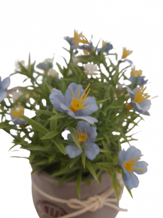 Floricele artificiale decorative in ghiveci ceramic Sweet home [2]