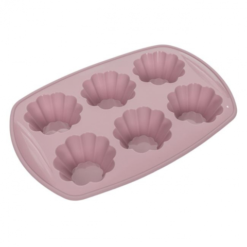 Forme Silicon pentru prăjituri,brioșe și jeleuri - Forma de copt pentru briose din silicon,crem,29x20x3.5 cm