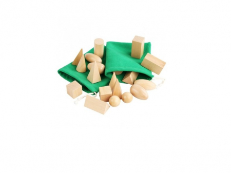 Jocuri si articole copii - Forme geometrice din lemn masiv