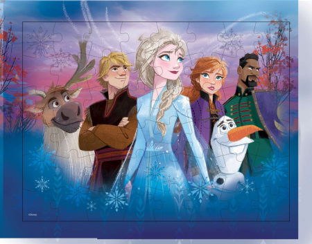 Frozen2 Set 3 Puzzle-uri 3D cu 48 Piese  [3]