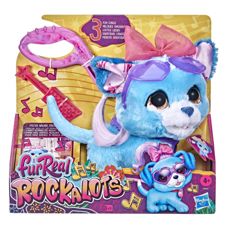 Jocuri si articole copii - FurReal - Cateluș Interactiv Rockalots 