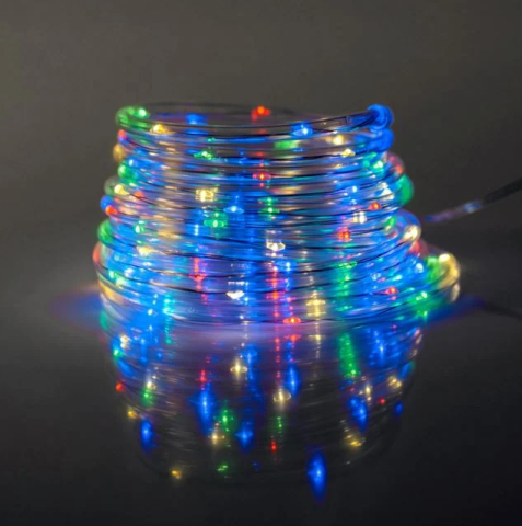 Furtun luminos solar cu 100 becuri LED, 4.95 m, multicolor [2]