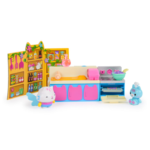 GABBYS DOLLHOUSE FAIRYLANDIA SET DE JOACA BUCATARIA MAGICA A PISICII CAKEY CU FIGURINE SI ACCESORII [7]