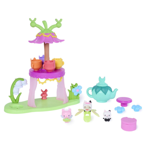 GABBYS DOLLHOUSE FAIRYLANDIA SET DE JOACA PETRECERE CU CEAI CU FIGURINE SI ACCESORII [3]