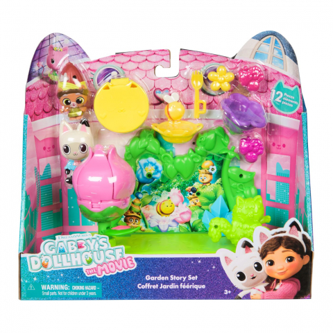 Figurine cu eroi si personaje - GABBYS DOLLHOUSE FILMUL SET POVESTEA GRADINII