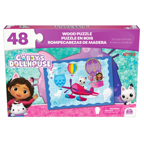 Puzzle - GABBYS DOLLHOUSE PUZZLE DIN LEMN 48 PIESE