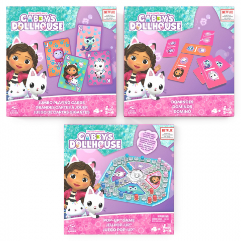 Set 3 jocuri de societate Gabbys Dollhouse,4-8 ani [1]