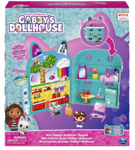 Papusi & accesorii - Gabbys Dollhouse Set Mini Casa De Papusi A Lui Gabby