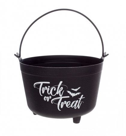Articole Halloween - Galetusa cu maner  Trick or Treat pentru Halloween
