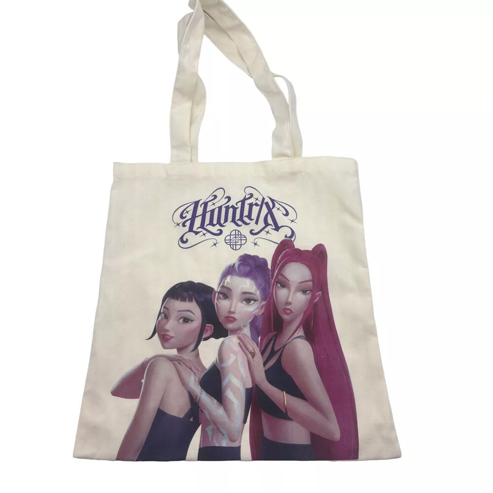 Papetarie & Birotica - Geanta de umar K-Pop textila, 100% bumbac, 38.5x41 cm