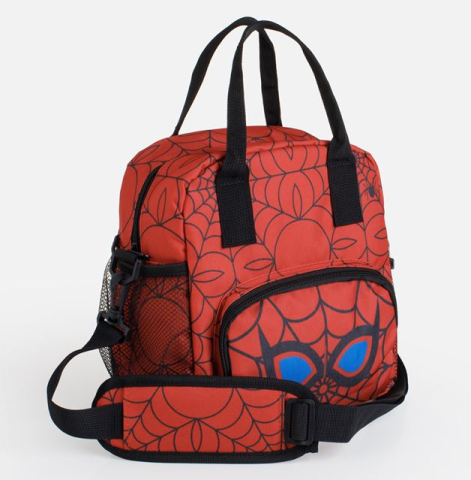 Sport & Activitati in aer liber - Geanta izoterma pentru alimente si bauturi, model Spiderman, 9L, 24x26 cm