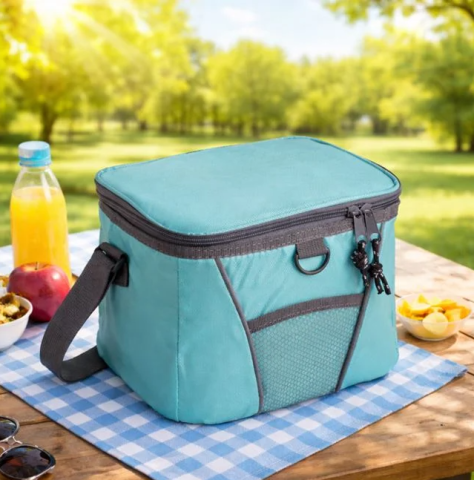 Geanta izoterma pentru alimente si bauturi, turcoaz 6L, 22x17x17 cm [1]